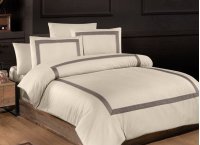 Постельное белье сатин delux First Choice - Belezza Cappuccino (Turkey), евро